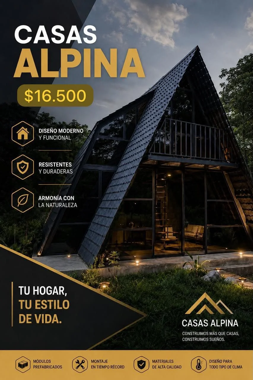 Cabaña Alpina Triangular